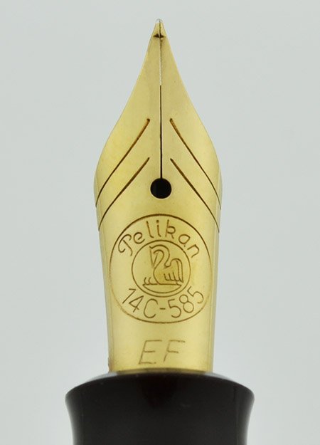 Pelikan M400 Fountain Pen (1990s) - Brown Tortoise, 14k Flexible